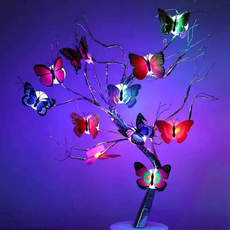 6 LED Butterfly Night Lamps - Ashiyna Shopping Mall