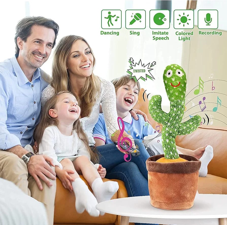 Dancing Cactus Toys For Kids Rechargeable. - Ashiyna Shopping Mall